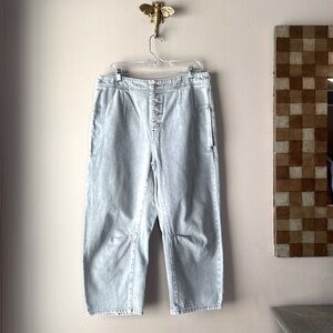 Free People Light Gray Women Jeans